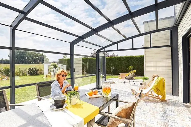 Un abri de terrasse Moyse 3D