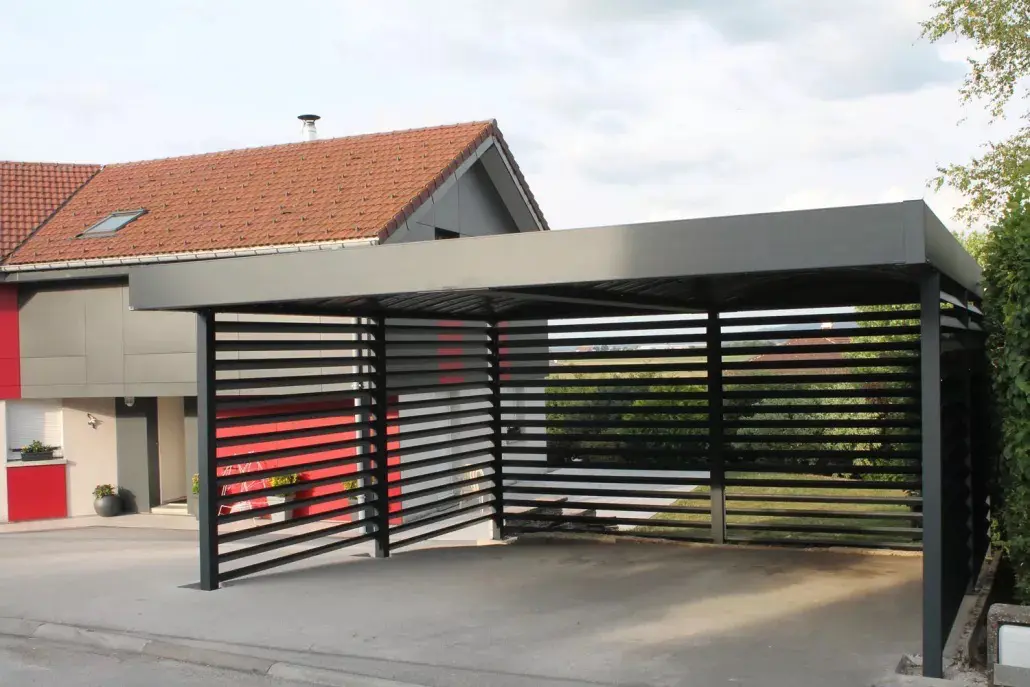Un carport installé par Moyse 3D