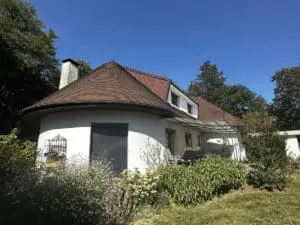 Une maison dont l'isolation thermique par l'extérieur et la façade ont été refaites par Moyse 3D