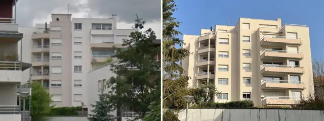 Isolation thermique par l'extérieur et ravalement de façade d'un immeuble par Moyse 3D