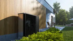 Une pompe à chaleur installée par Moyse 3D