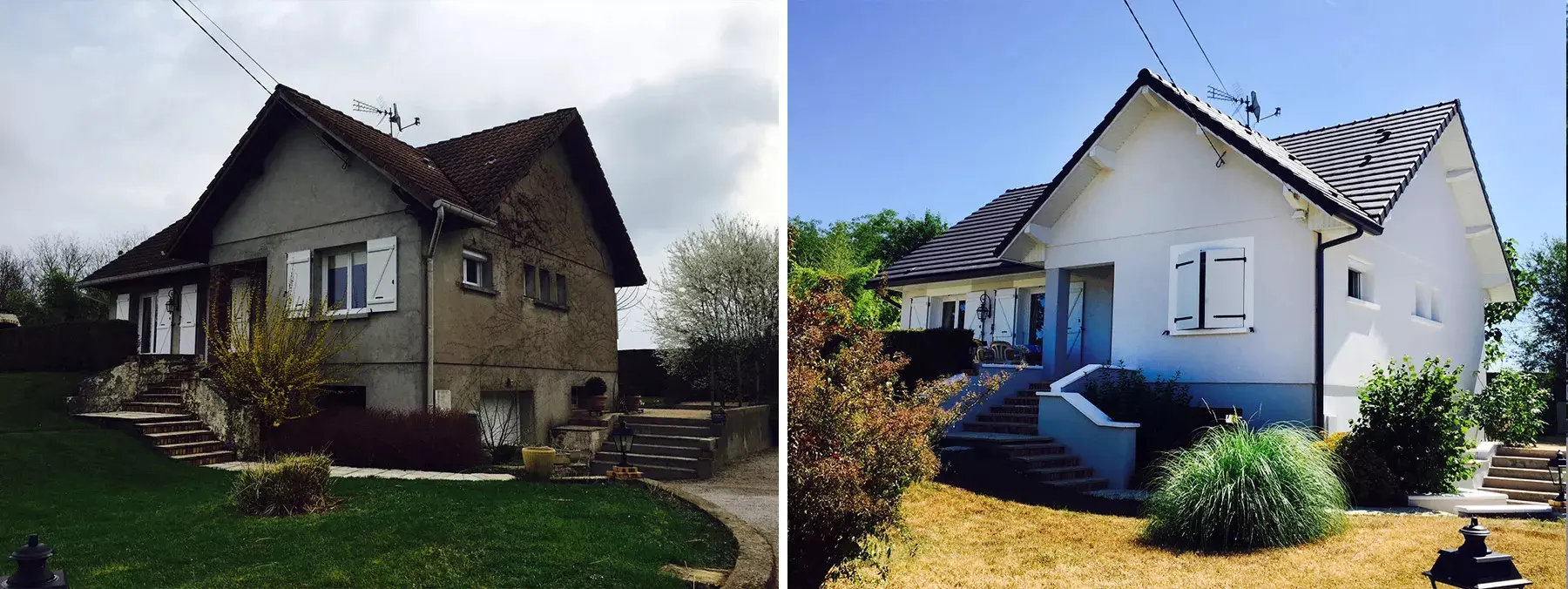 Avant / après ITE, Châtillon le duc (25)